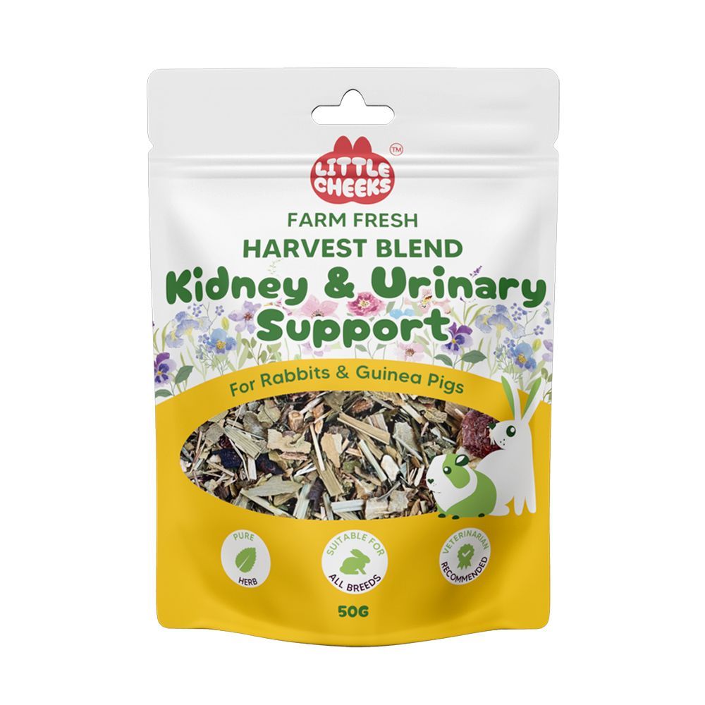 Little Cheeks Harvest Blend Kidney & Urinary Support 50g pouch, front of pack