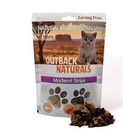 Loving Pets Mackerel Strips Cat Treats - 80g | PeekAPaw Pet Supplies