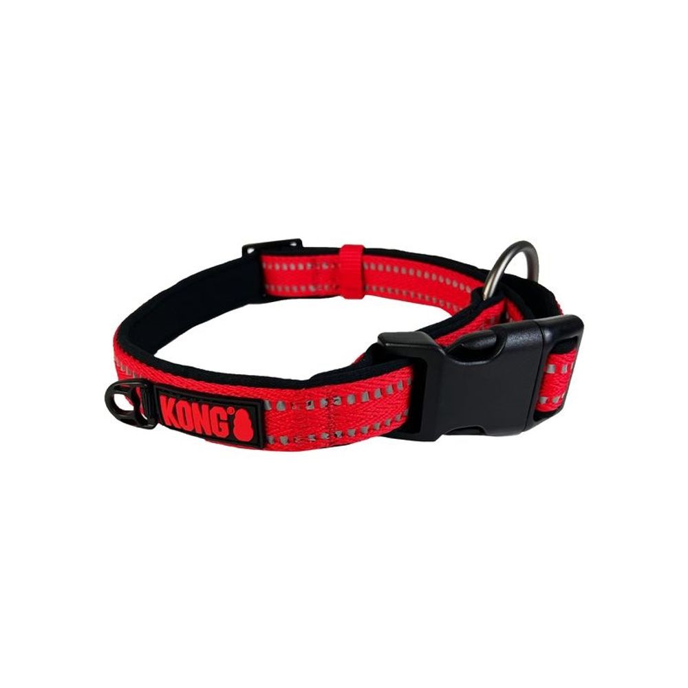 KONG Dog Collar - Xlarge Red | PeekAPaw Pet Supplies