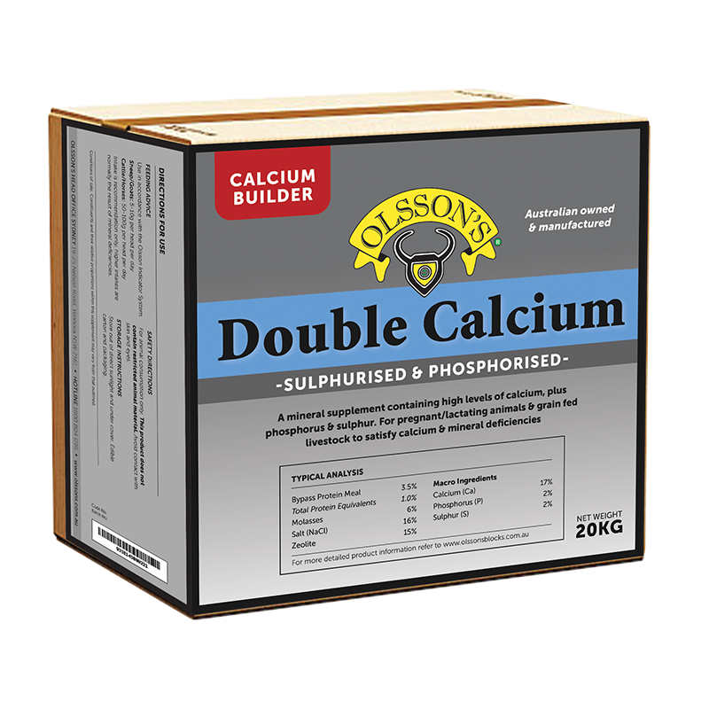 Olssons Double Calcium Phosphorised Block 20kg
