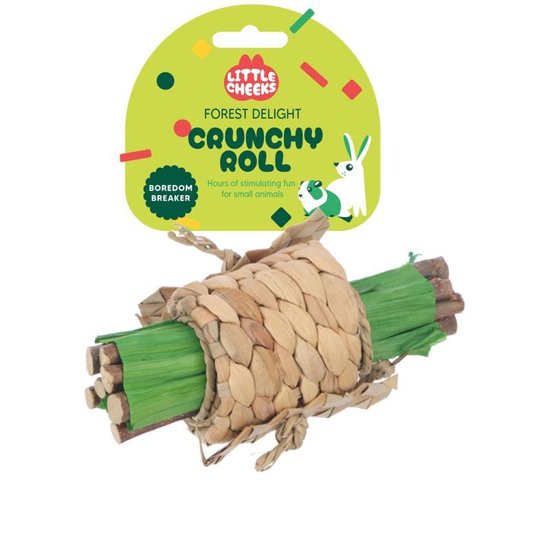 Little Cheeks Forest Delight Crunchy Roll small animal treat