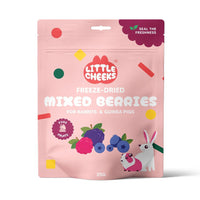 Little Cheeks Freeze Dried Mixed Berries 25g pouch, front of pack