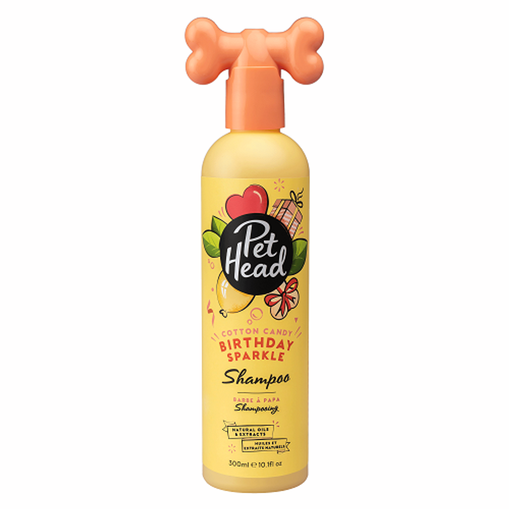 Pet Head Birthday Edition Cotton Candy Dog Shampoo - 300ml | PeekAPaw Pet Supplies