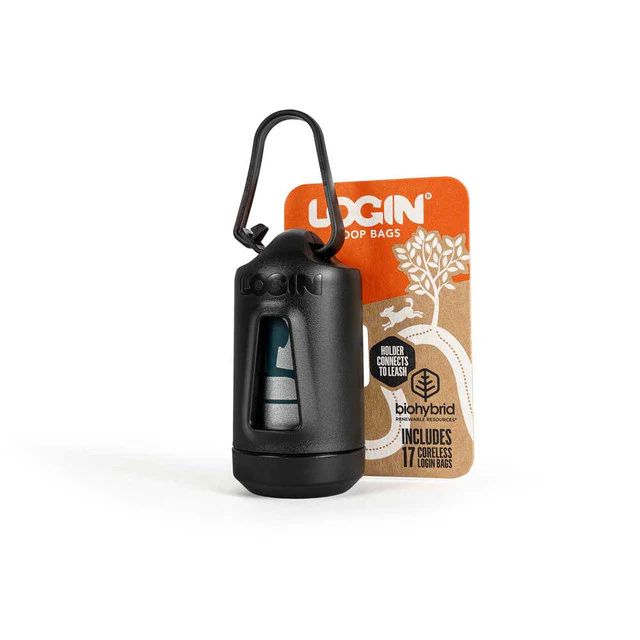Login BioHybrid poo bag holder with one roll on card