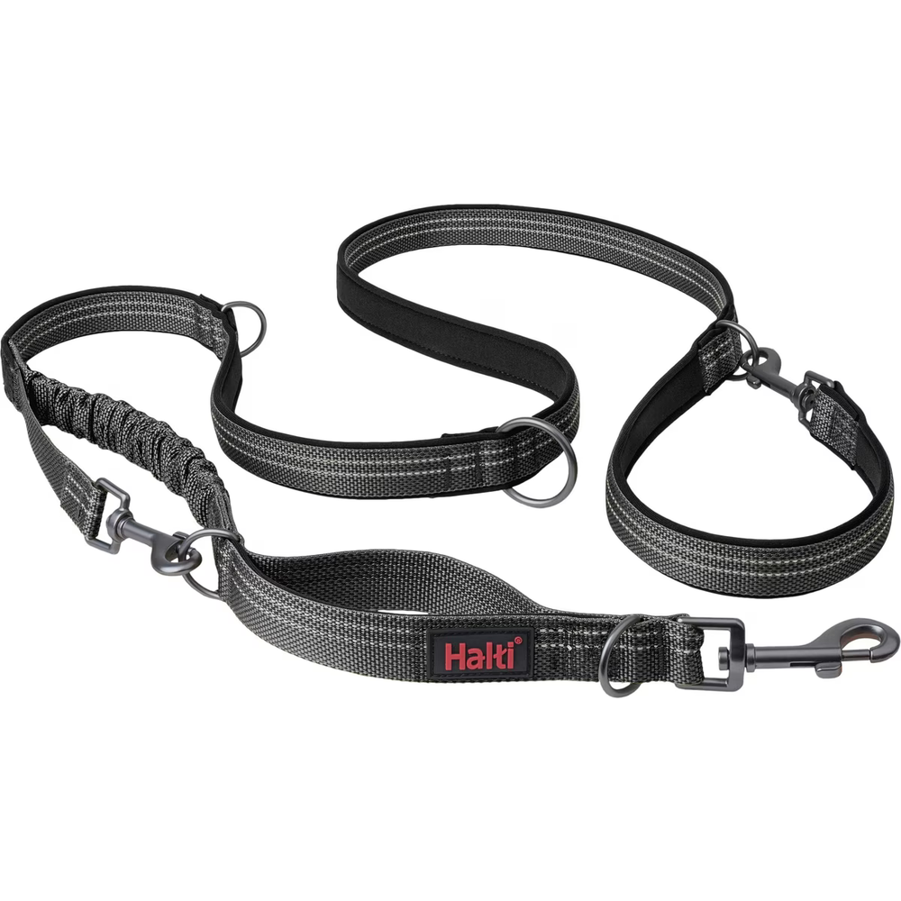 Halti Anatomy Multi Lead - Large Grey | PeekAPaw Pet Supplies