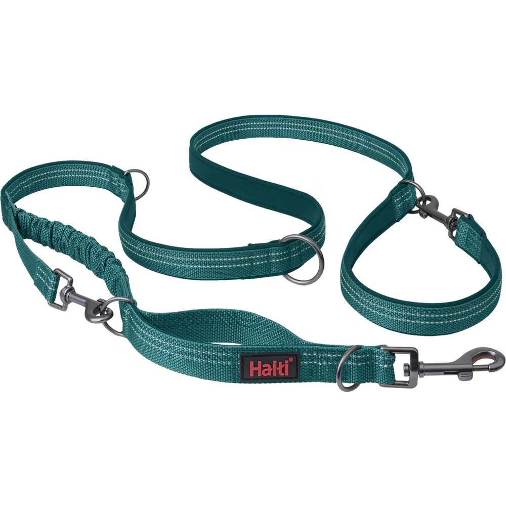 Halti Anatomy Multi Lead - Small Teal | PeekAPaw Pet Supplies