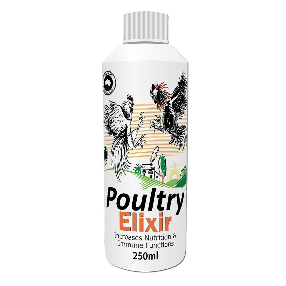 Animal Wellbeing Poultry Elixir 250ml bottle | PeekAPaw Pet Supplies