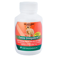 Vetalogica Canine OmegaDerm Chews for Dogs - 120 Chews | PeekAPaw Pet Supplies
