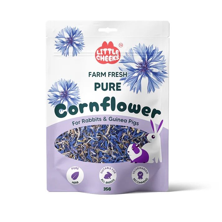 Little Cheeks Farm Fresh Pure Cornflower 35g pouch, front of pack
