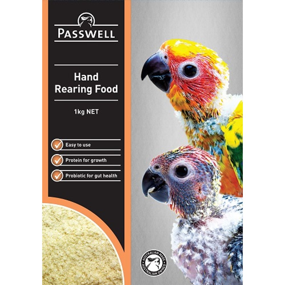 Passwell Hand Rearing Food - 1kg | PeekAPaw Pet Supplies