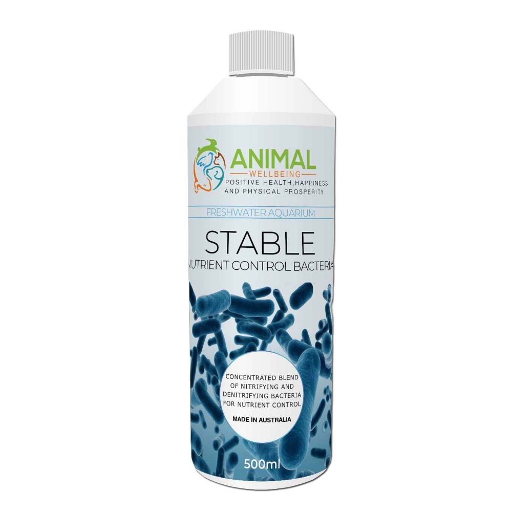 Animal Wellbeing Stable Nutrient Control Bacteria 500ml bottle | PeekAPaw Pet Supplies