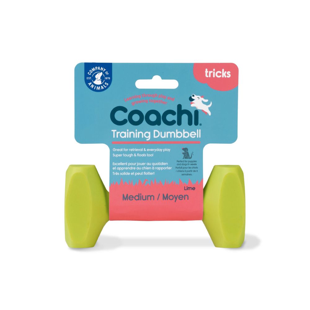 Coachi Training Dumbbell - Medium | PeekAPaw Pet Supplies