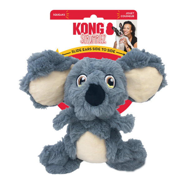 KONG Dog Toys Scrumplez Koala - Medium | PeekAPaw Pet Supplies