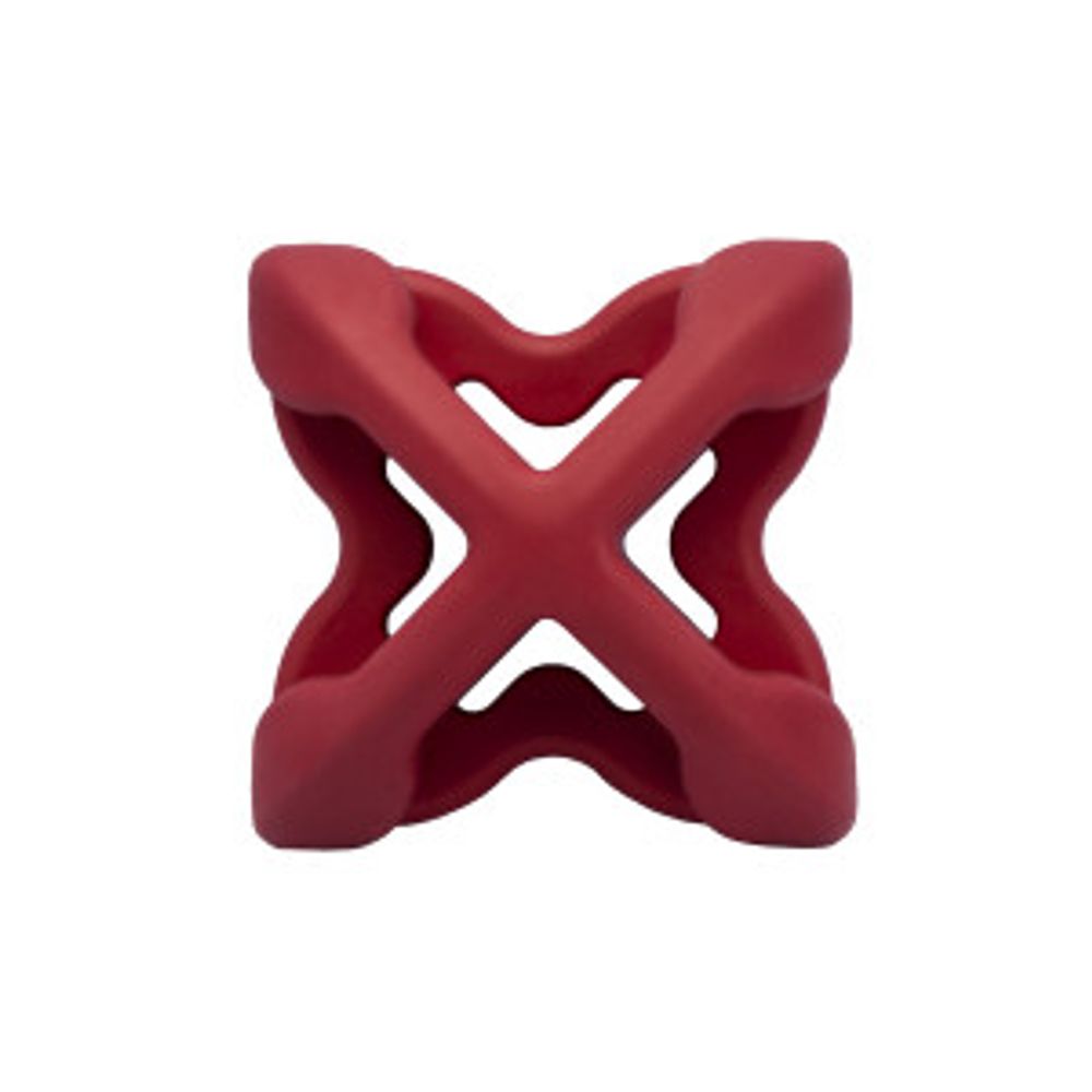 Pet DreamHouse Chewtastic GEO Interactive Dog Chew Toy - Geo-Astrorolly Red | PeekAPaw Pet Supplies
