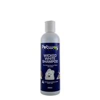 Petway Petcare Wicked White Whitening & Stain Removal Shampoo - 250ml | PeekAPaw Pet Supplies