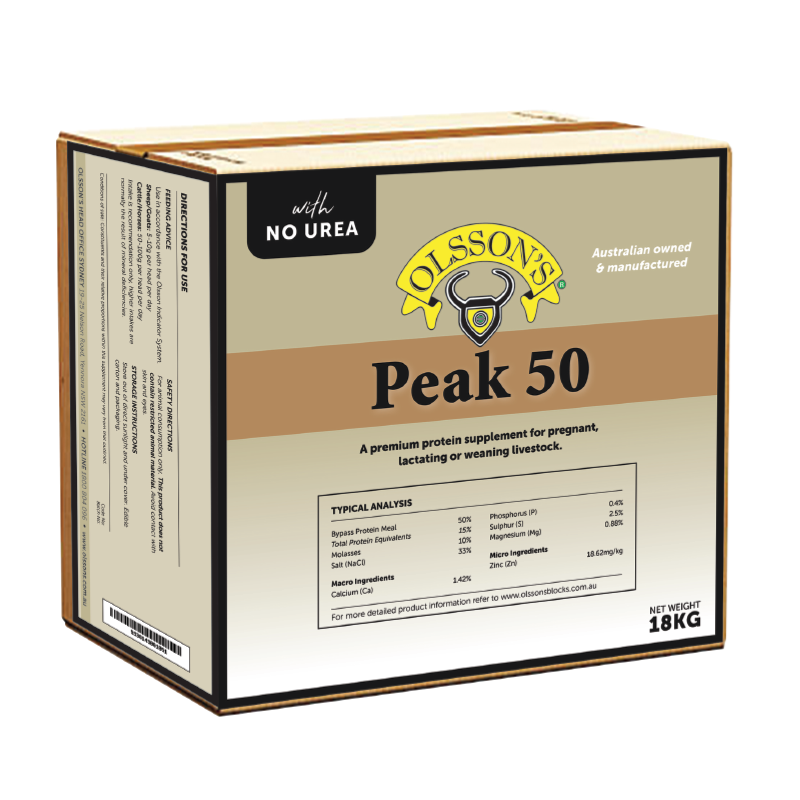 Olssons Peak 50 No Urea Block 18kg