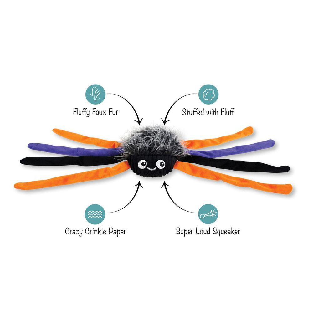 Fringe Studio Halloween Large Plush Dog Toy - Trappin' Flies - Default Title | PeekAPaw Pet Supplies