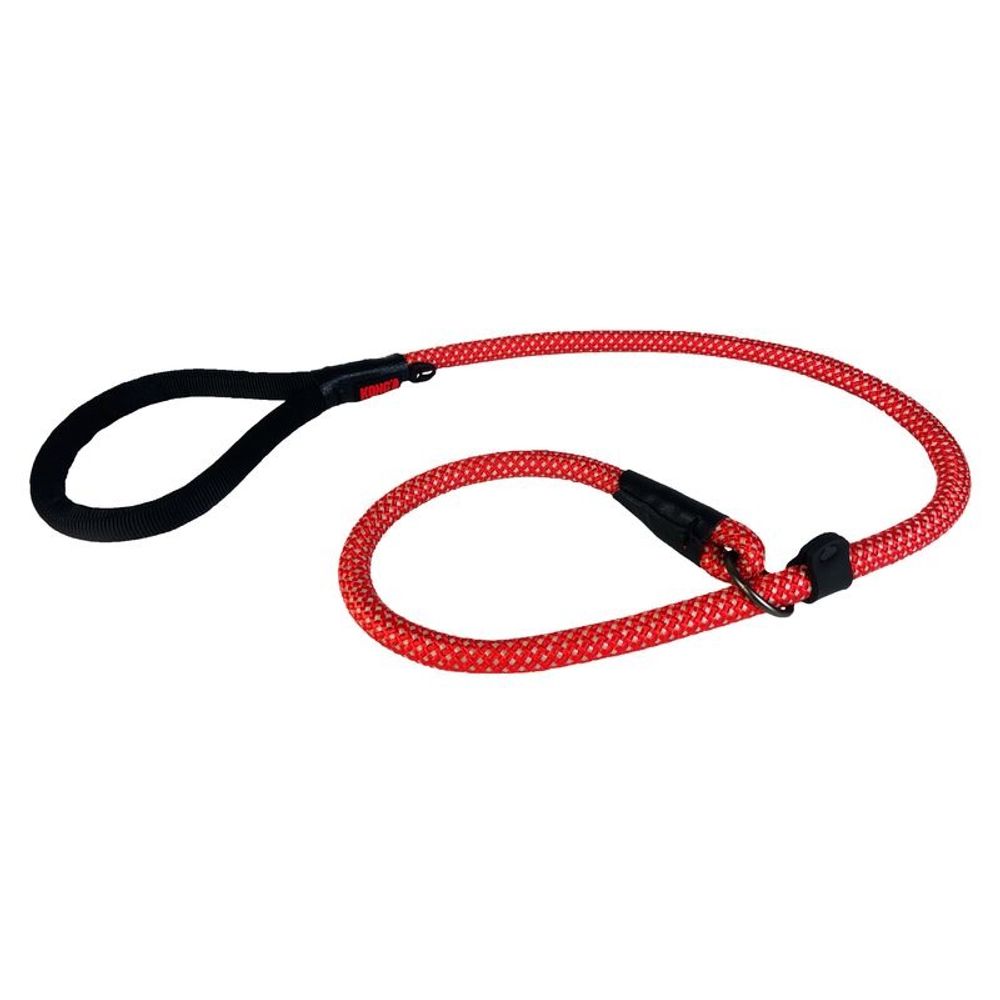KONG Dog Slip Leash - Medium Red | PeekAPaw Pet Supplies