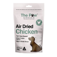 The Paw Grocer Air Dried Dog Treats Chicken Straps pack front