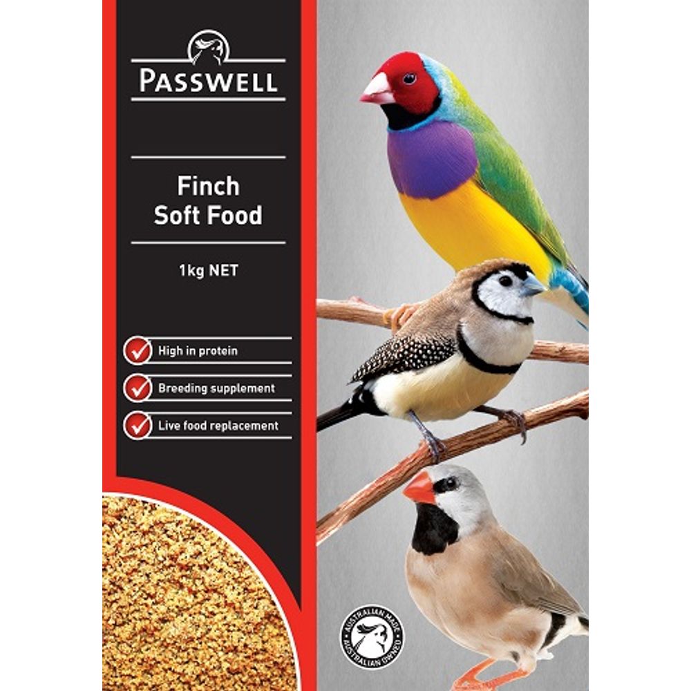 Passwell Finch Soft Food - 1kg | PeekAPaw Pet Supplies