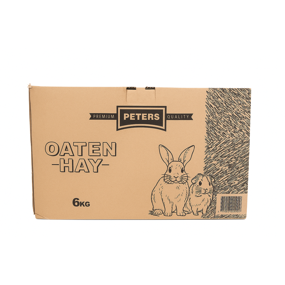 Peters Oaten Hay - 6kg Box | PeekAPaw Pet Supplies