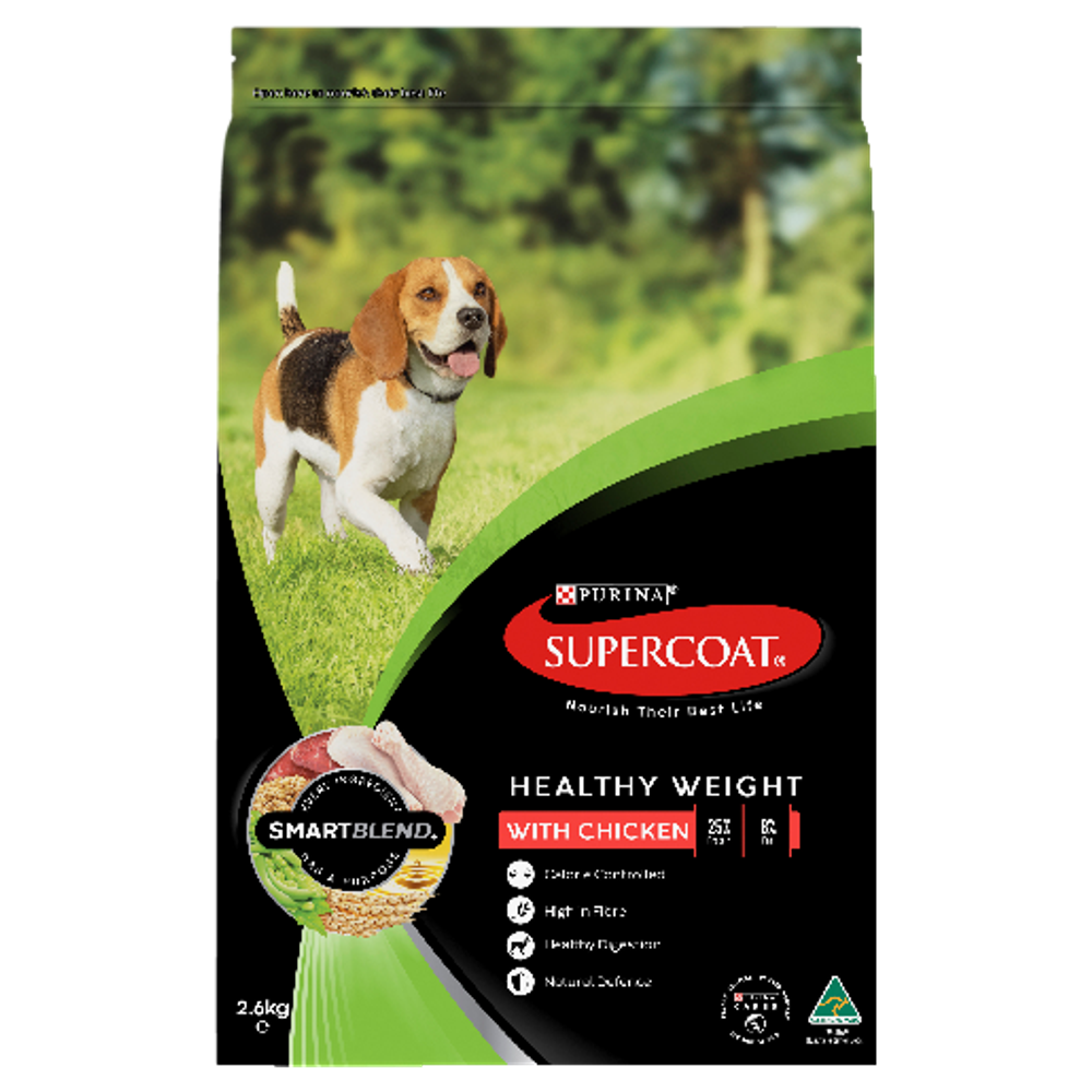 SUPERCOAT Adult Healthy Weight Chicken Dry Dog Food