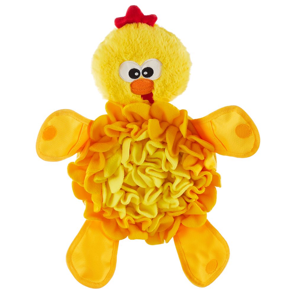 Nina Ottosson Snuffle Palz Interactive Plush Dog Puzzle - Chicken | PeekAPaw Pet Supplies