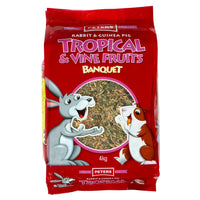 Peters Rabbit & Guinea Pig Tropical & Vine Fruits - 4kg | PeekAPaw Pet Supplies