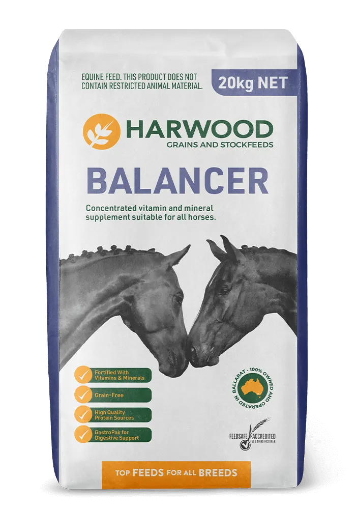 Harwood Grains Equine Balancer Pellets pack shot