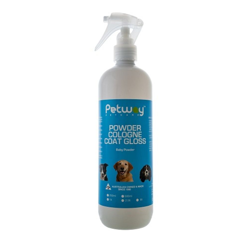 Petway Petcare Powder Cologne Coat Gloss - 500ml | PeekAPaw Pet Supplies