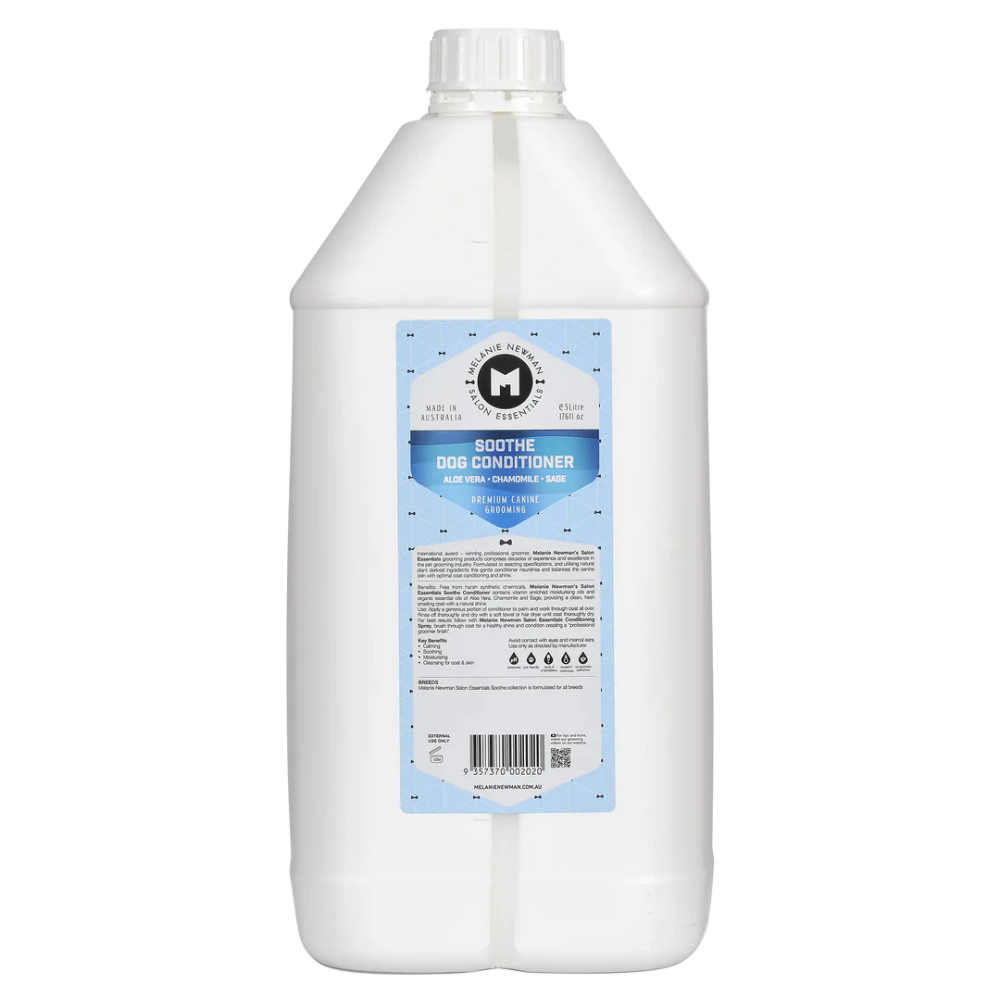 Melanie Newman Soothe Dog Conditioner - 5L | PeekAPaw Pet Supplies