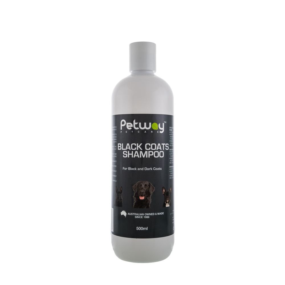 Petway Petcare Black Coats Shampoo - 500ml | PeekAPaw Pet Supplies