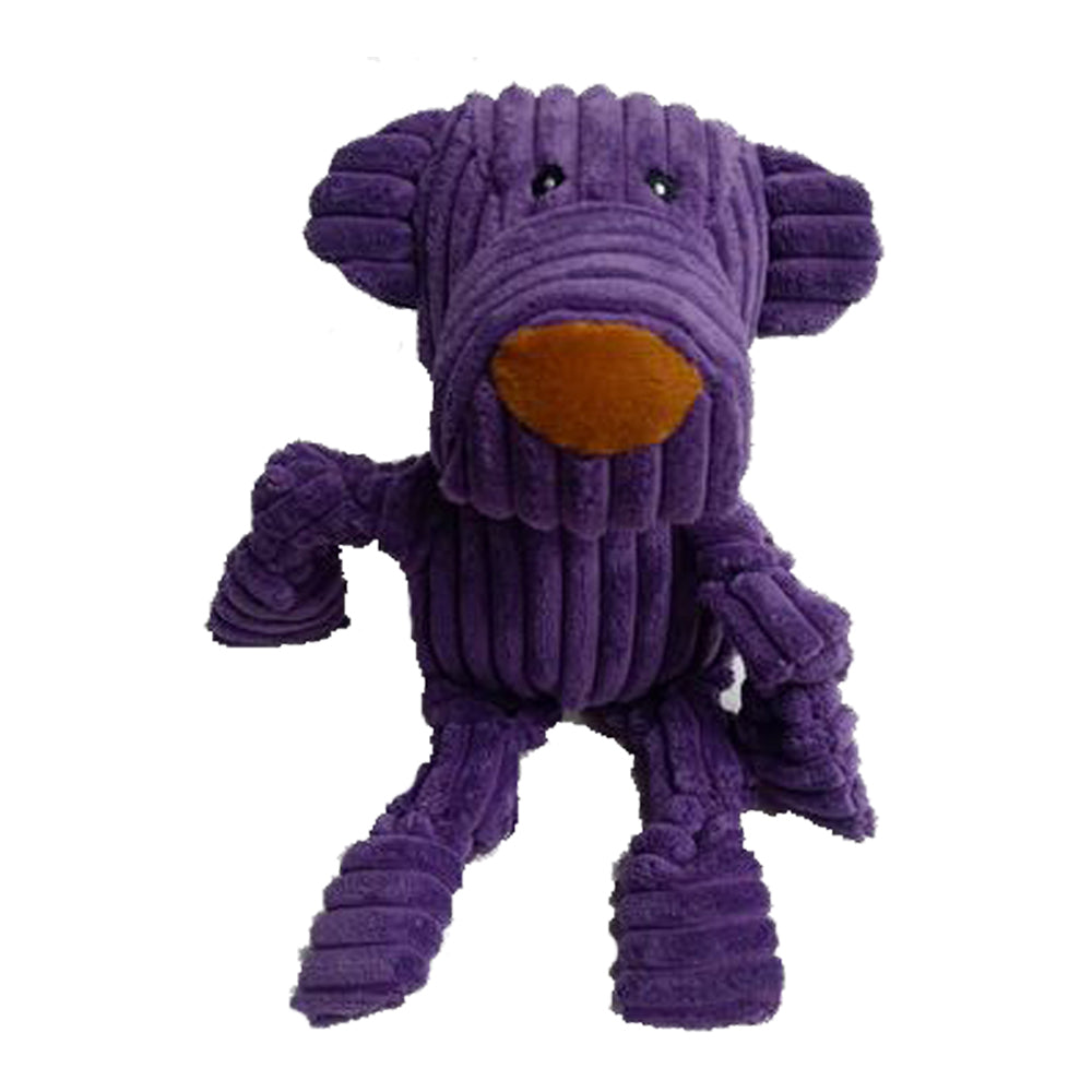 Paw Play 30cm plush squeaky dog toy, dog character front view