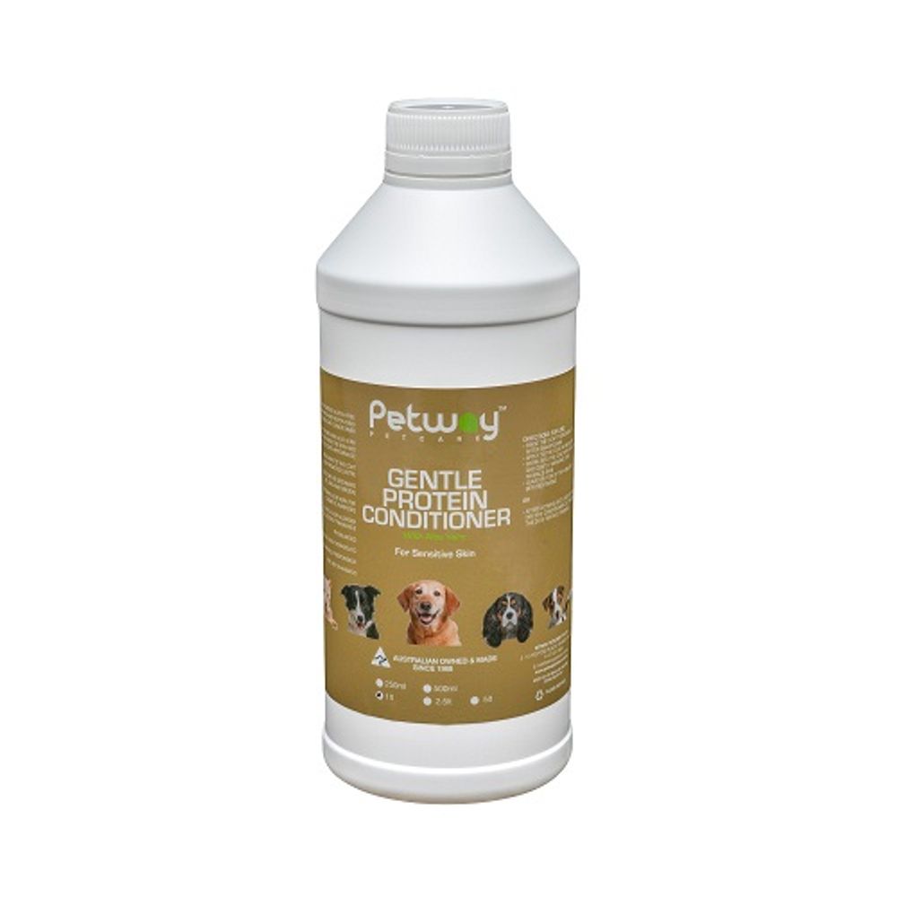 Petway Petcare Gentle Protein Conditioner with Aloe Vera - 1L | PeekAPaw Pet Supplies