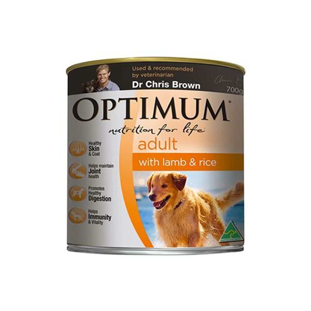 OPTIMUM Adult Lamb & Rice Wet Dog Food