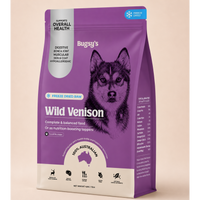 Bugsy's Premium Freeze Dried Raw Dog Food Venison 132g
