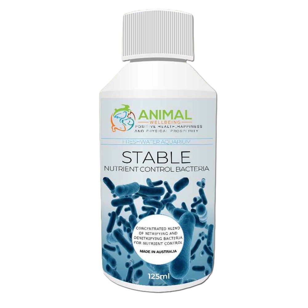 Animal Wellbeing Stable Nutrient Control Bacteria 125ml bottle | PeekAPaw Pet Supplies