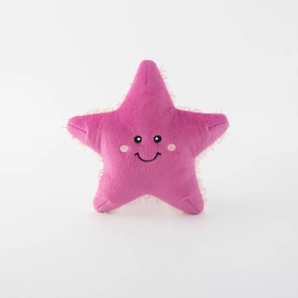 Zippy Paws Floppy Starfish Plush Dog Toy