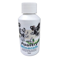 Animal Wellbeing Poultry Minerals 125ml bottle | PeekAPaw Pet Supplies