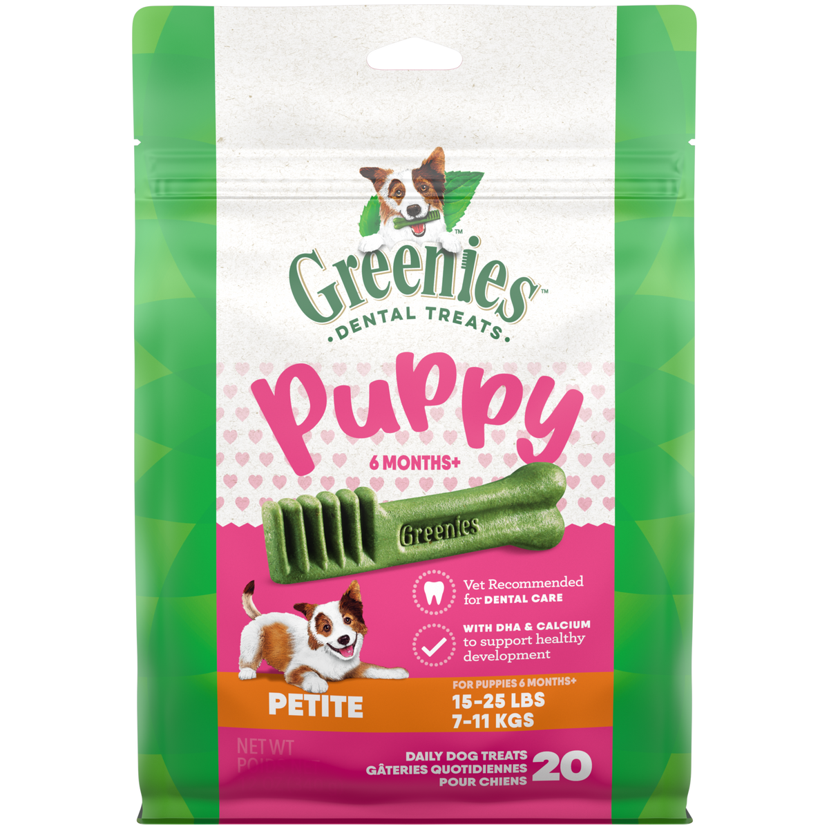GREENIES Puppy Petite Dog(7-11kg) Dental Treat
