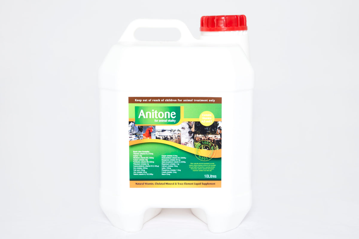 Anitone Wellness & Vitality liquid mineral supplement 10L drum