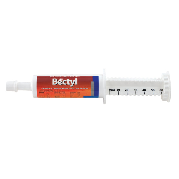 Virbac Bectyl Electrolyte Paste for Horses - 60ml | PeekAPaw Pet Supplies