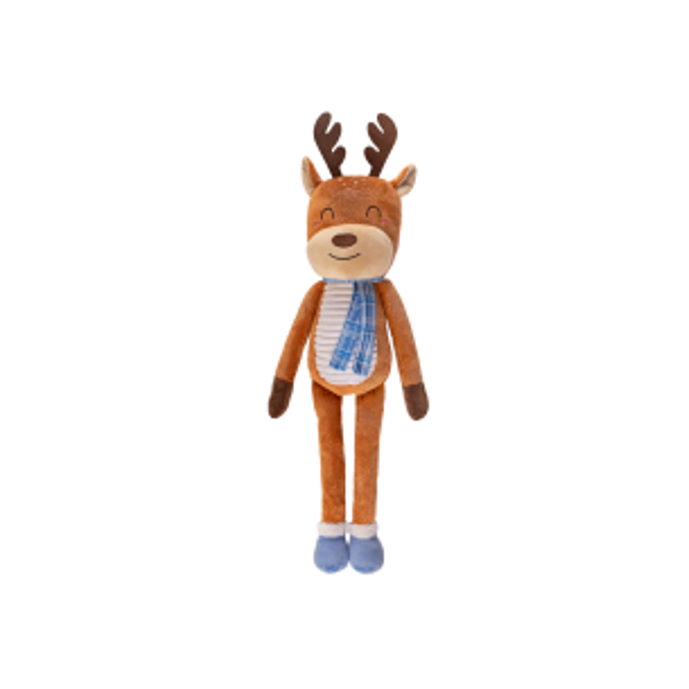 Fringe Studio Christmas Large Plush Dog Toy - Dashin' Around - Default Title | PeekAPaw Pet Supplies