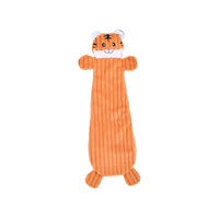 Zippy Paws Crinkle Peltz Tiger Dog Toy