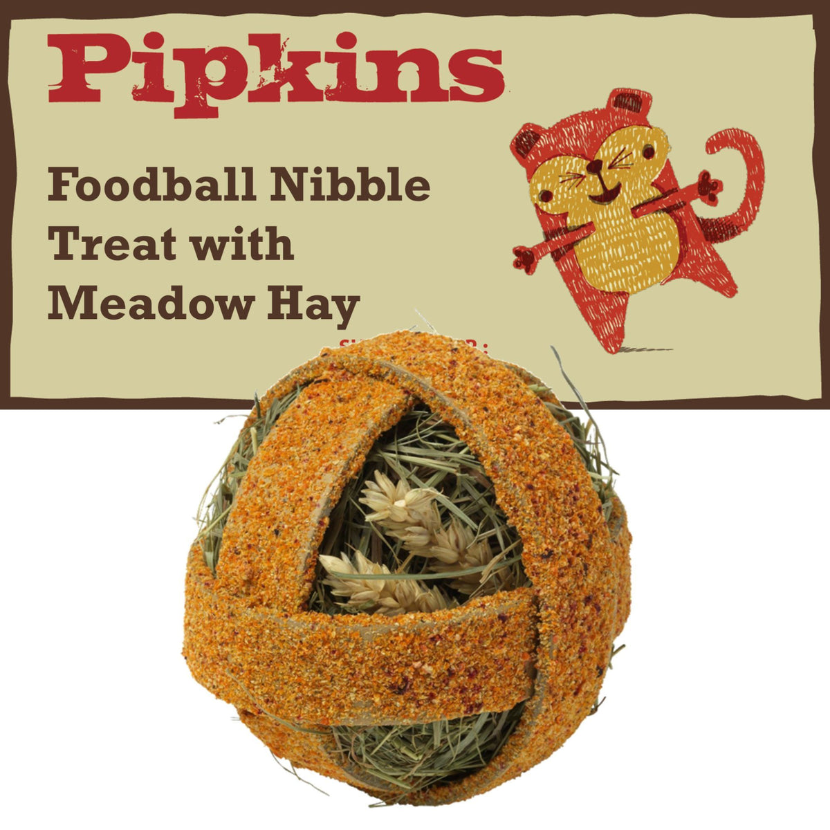 Pipkins Small Pet Foodball Nibbles Treat 125g pack