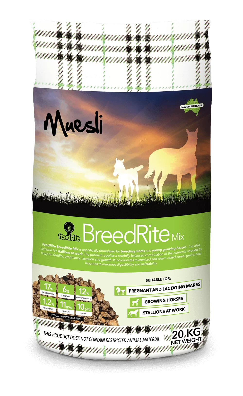FeedRite BreedRite Mix horse feed 20kg bag
