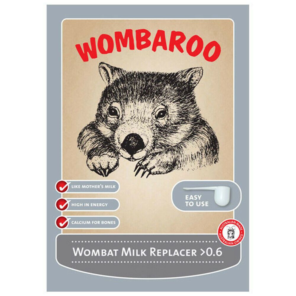 Wombaroo Wombat Milk Replacer >0.6 - 5kg | PeekAPaw Pet Supplies