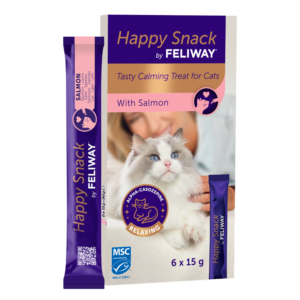 Feliway Happy Snack Salmon Calming Cat Treats