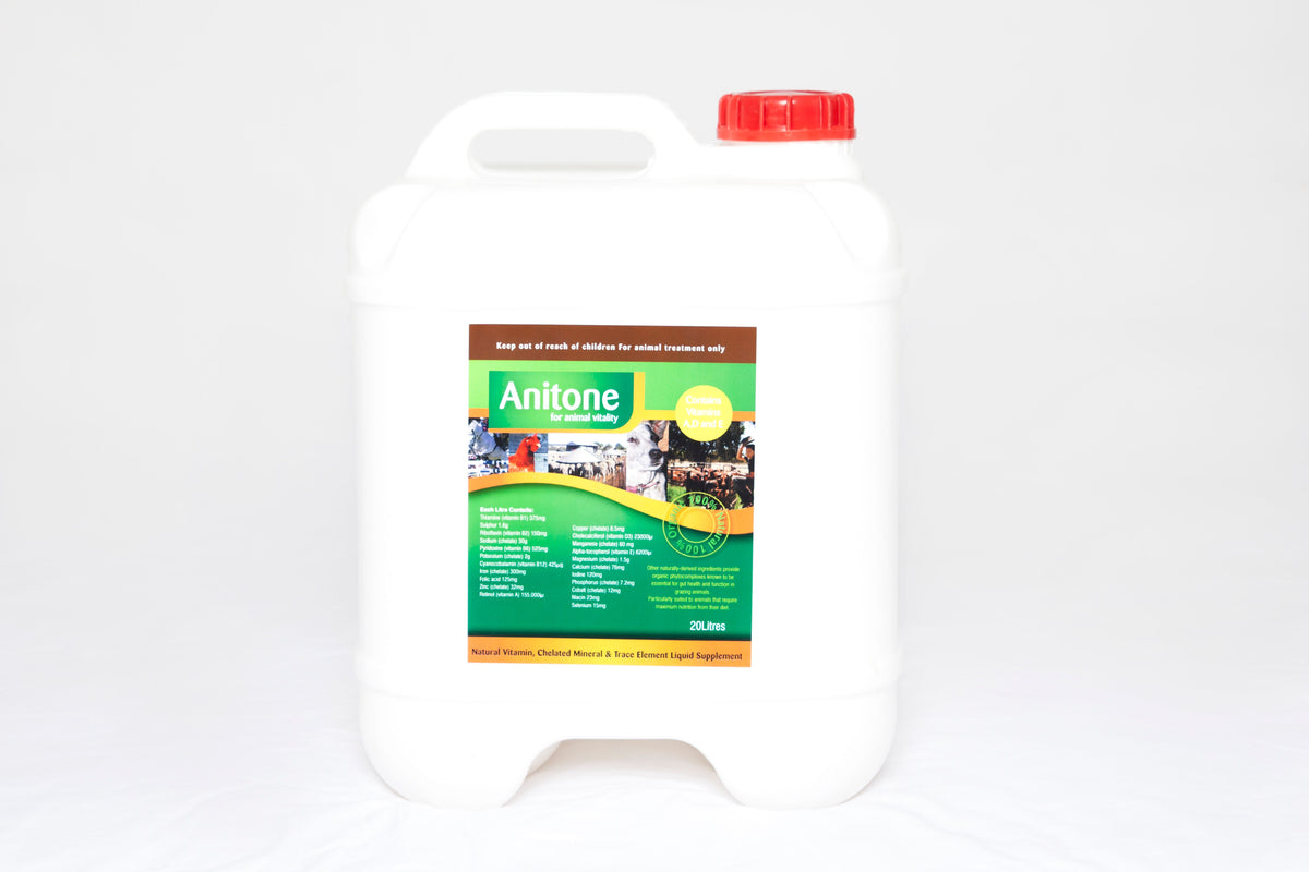 Anitone Wellness & Vitality liquid mineral supplement 20L drum