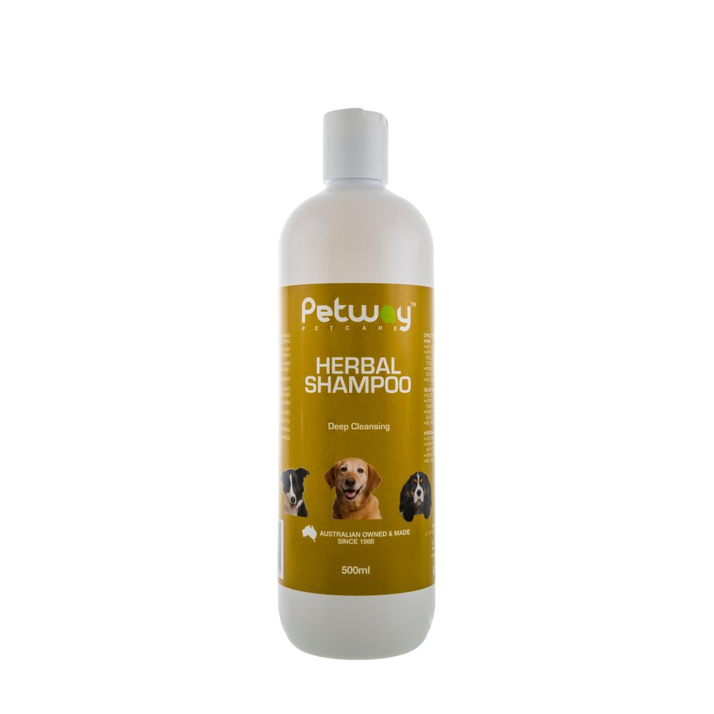 Petway Petcare Herbal Shampoo - 500ml | PeekAPaw Pet Supplies